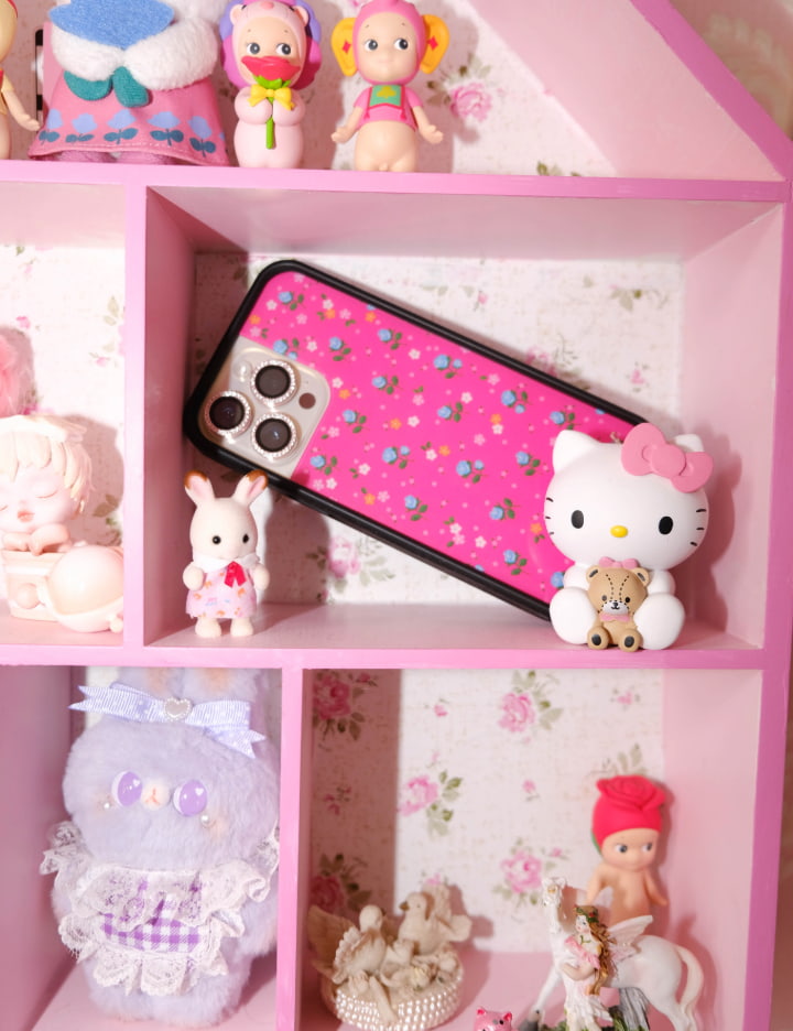 Pink Dainty Florals iPhone Case