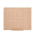 Reversible Number Wooden Tracing Board