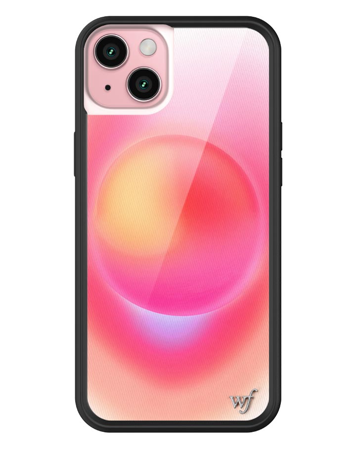 Hot Pink Aura iPhone Case