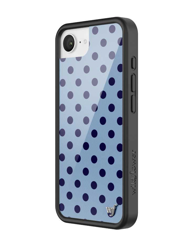 Polka Dot | Blue and Navy Blue iPhone Case