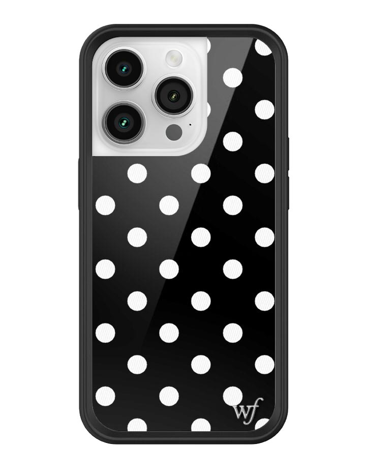 Polka Dot | Black and White iPhone Case