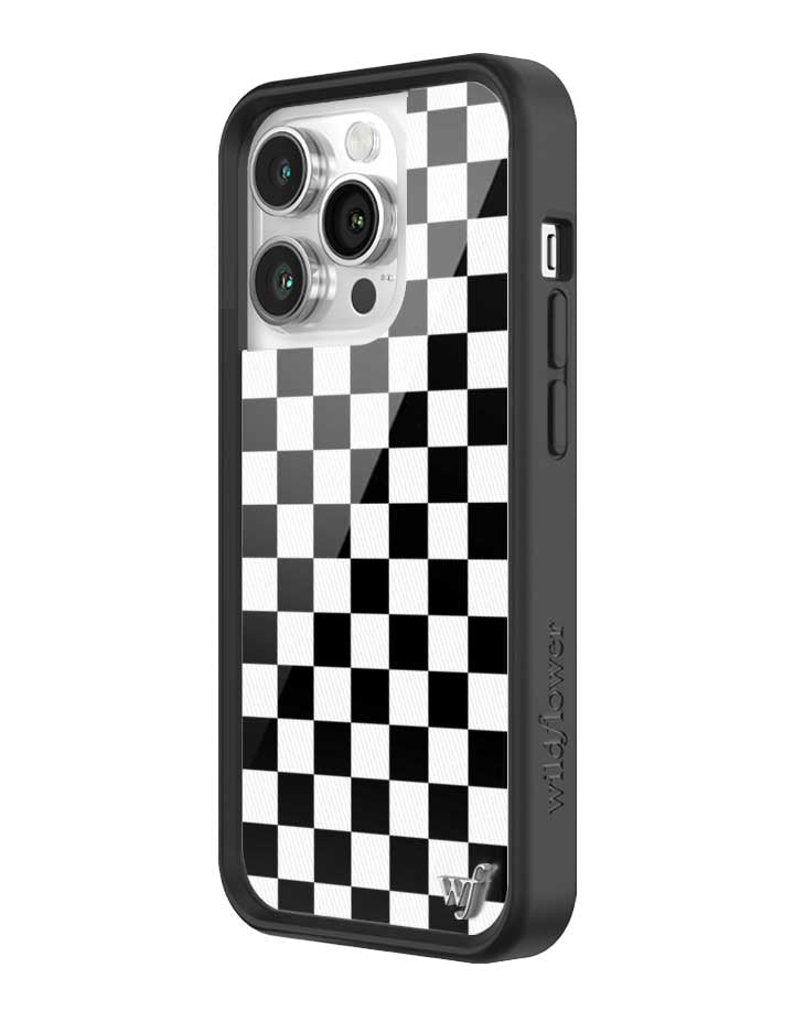 Checkers | Black iPhone Case