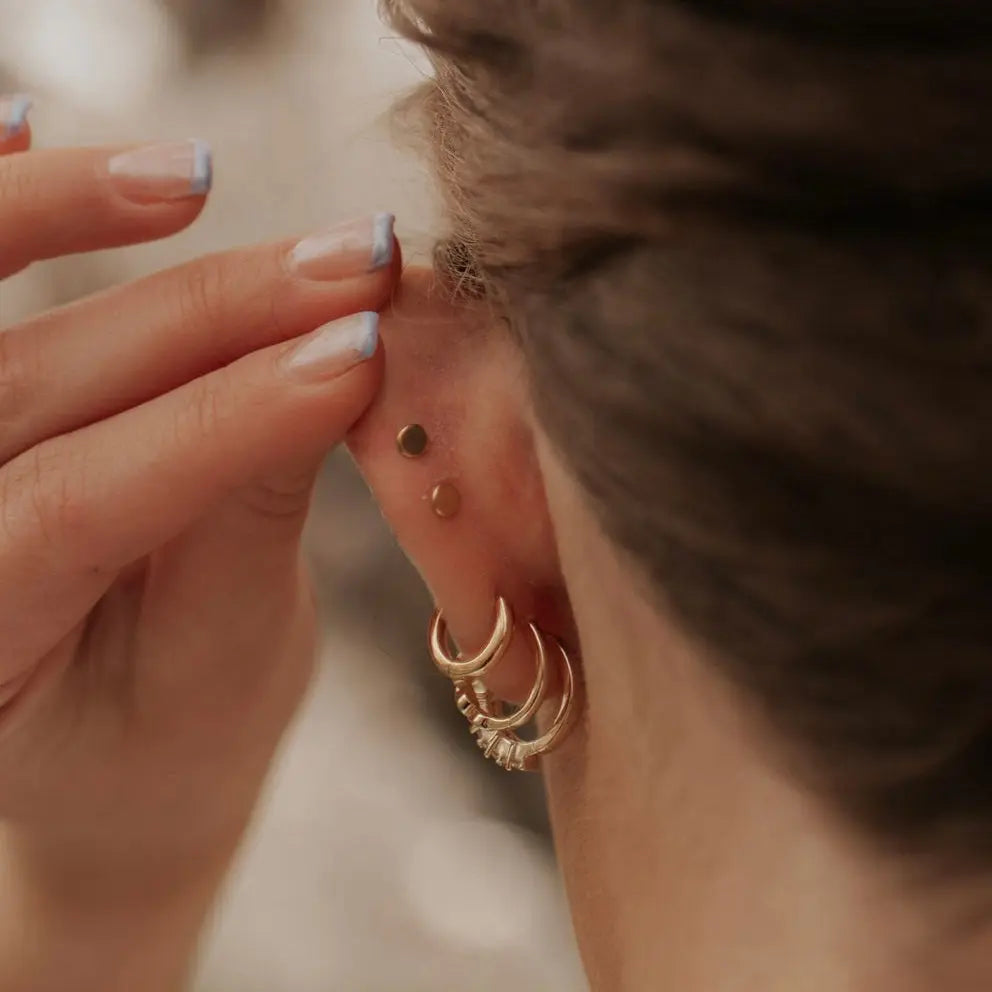 Diamond Flat Back Studs