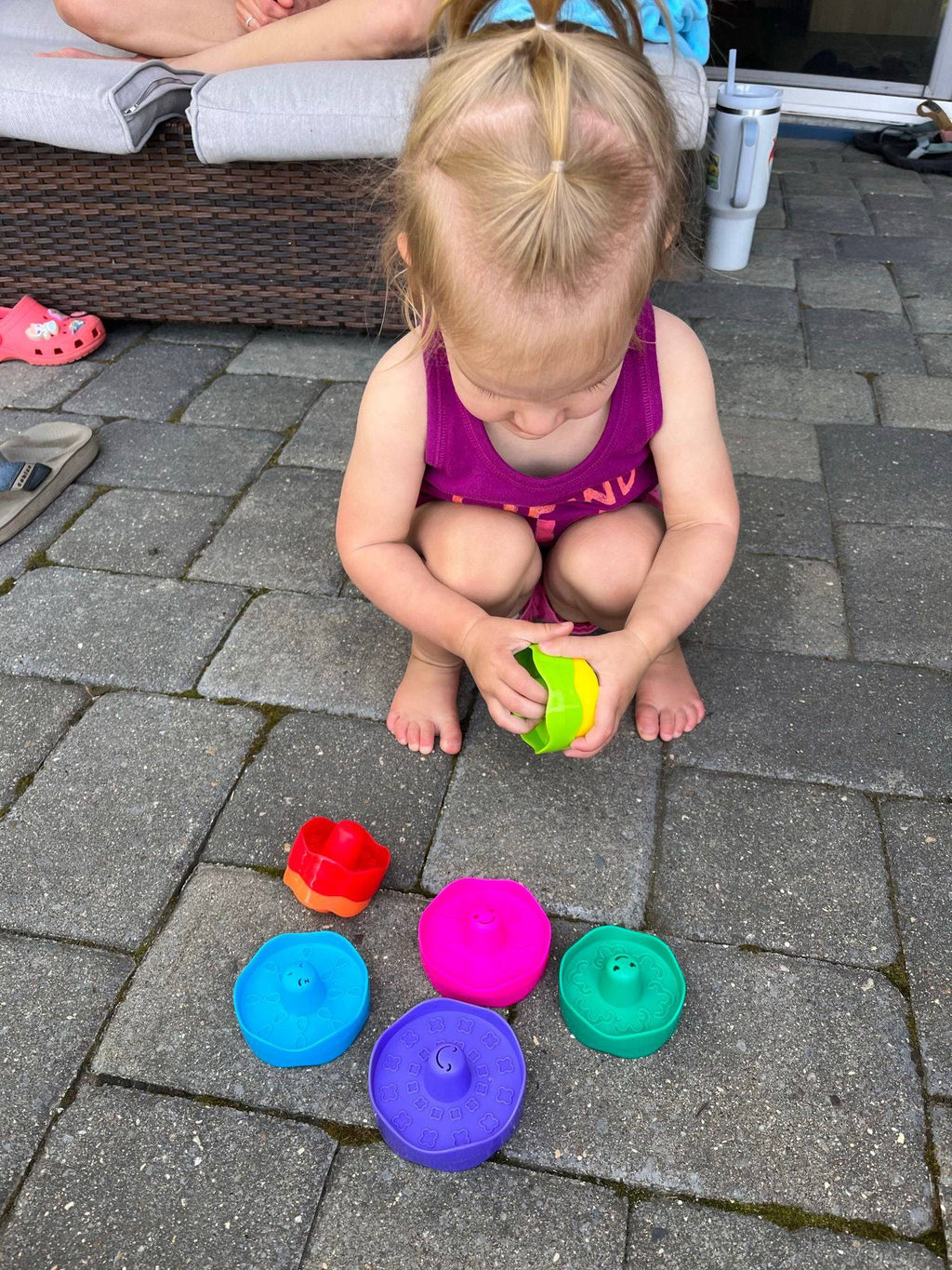 STACK & SPIN Spinning Tops Educational Toy