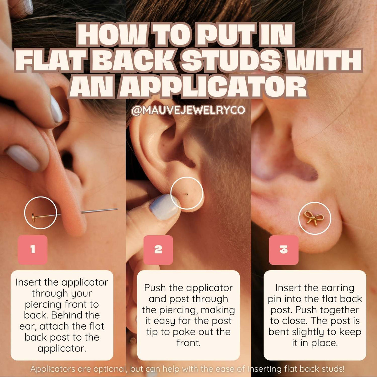 Flat Back Applicator