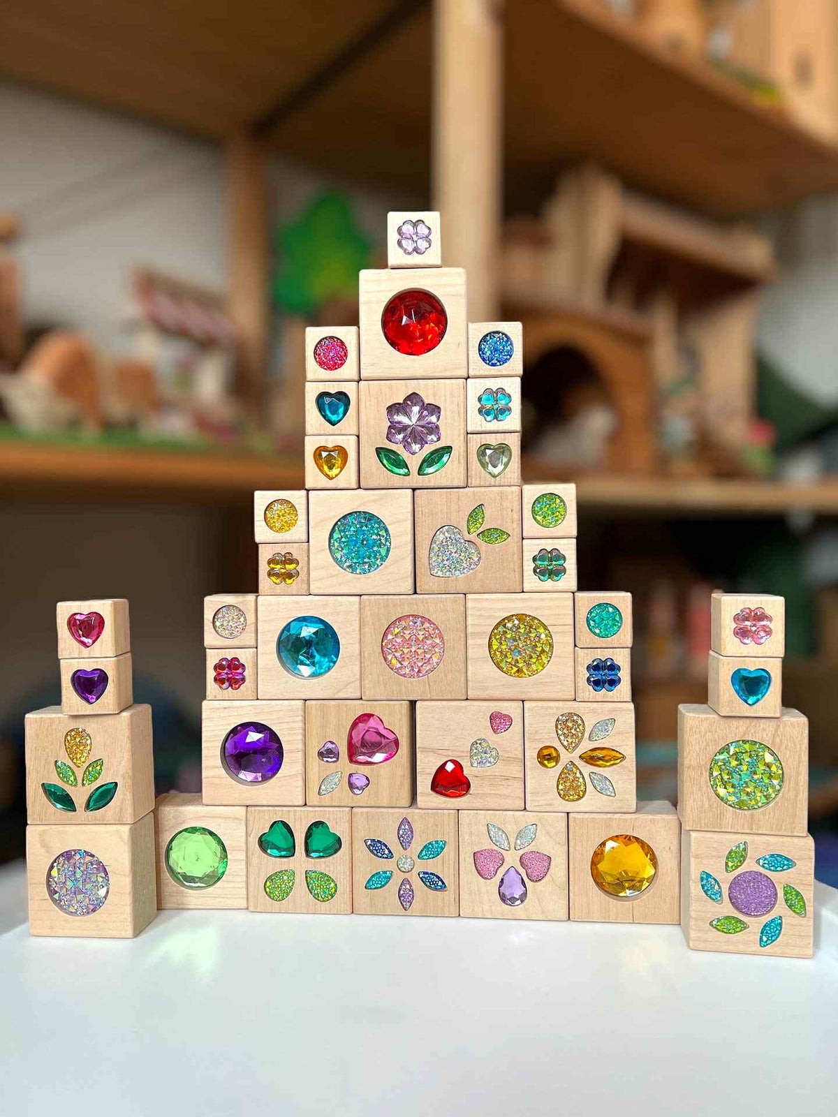 Sparkle Garden Gem Set – 30-Piece Small & 40-Piece Large Sets