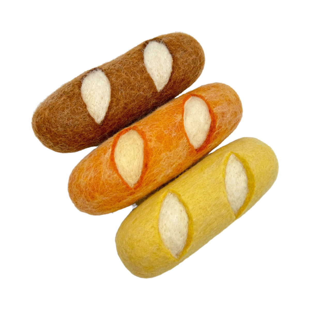 **Pre-order (Ships in 2-3 Weeks)**Handmade in Nepal 100% Wool Felt Foods Play Set for Pretend Cooking and Farmer's Market Play