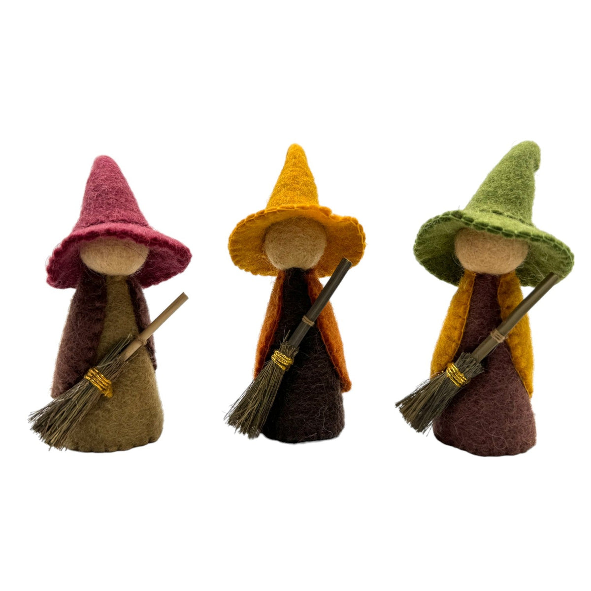 **Pre-order (Ships in 2-3 Weeks)**Handmade in Nepal 100% Wool Felt Foods Play Set for Pretend Cooking and Farmer's Market Play