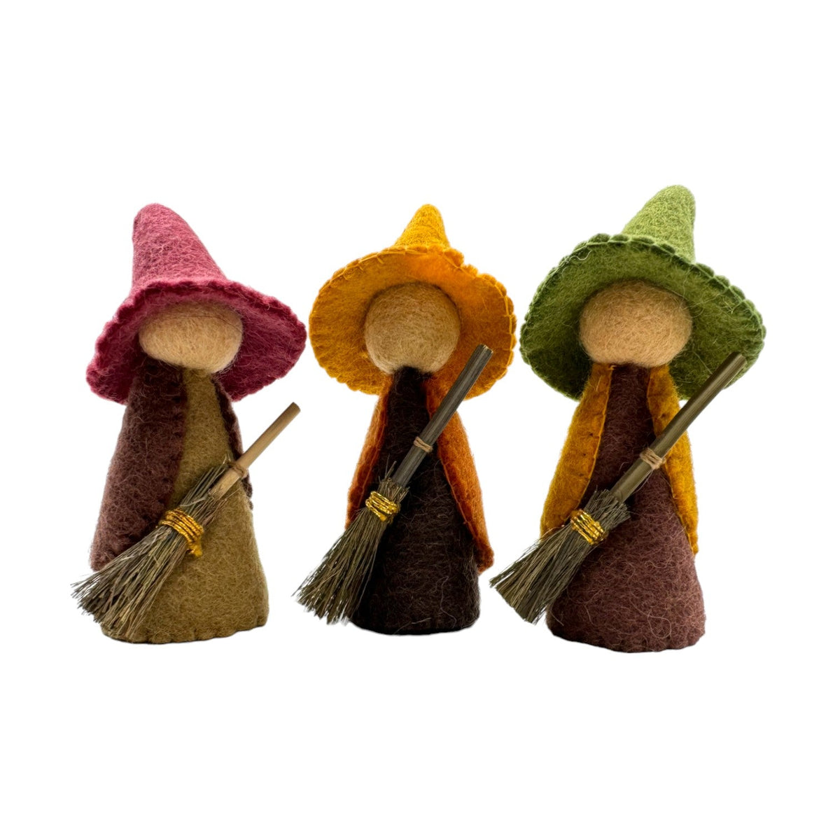 **Pre-order (Ships in 2-3 Weeks)**Handmade in Nepal 100% Wool Felt Foods Play Set for Pretend Cooking and Farmer's Market Play