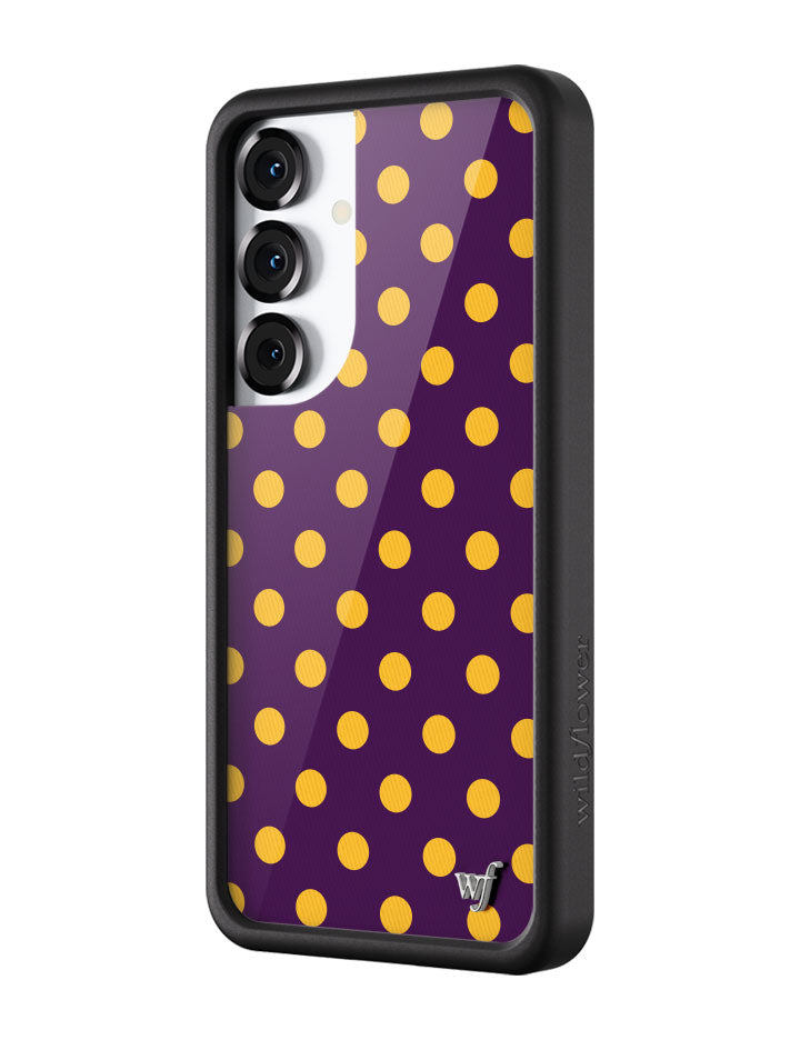 Polka Dot | Purple and Yellow Samsung Galaxy Case