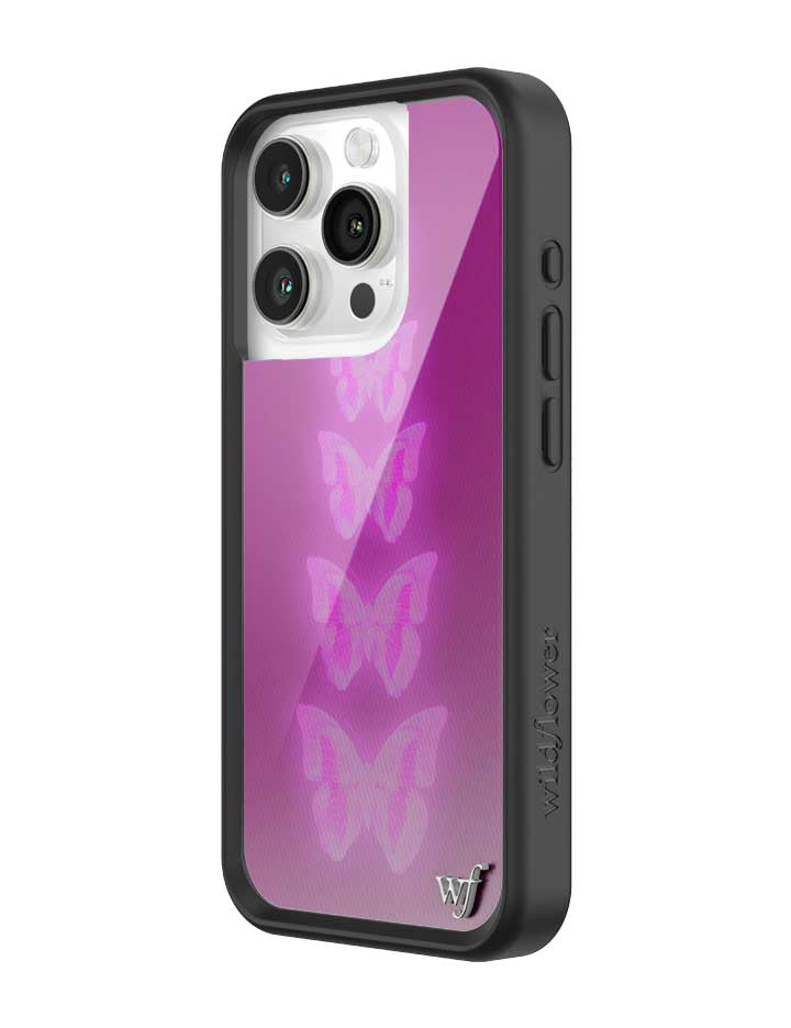 Neon Butterfly iPhone Case