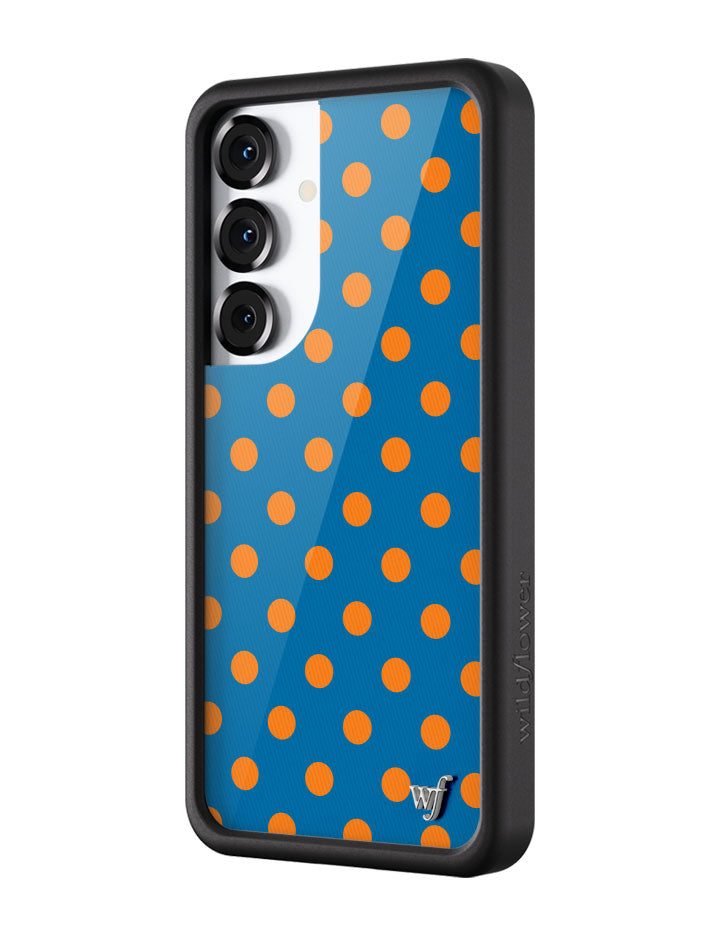 Polka Dot | Blue and Orange Samsung Galaxy Case