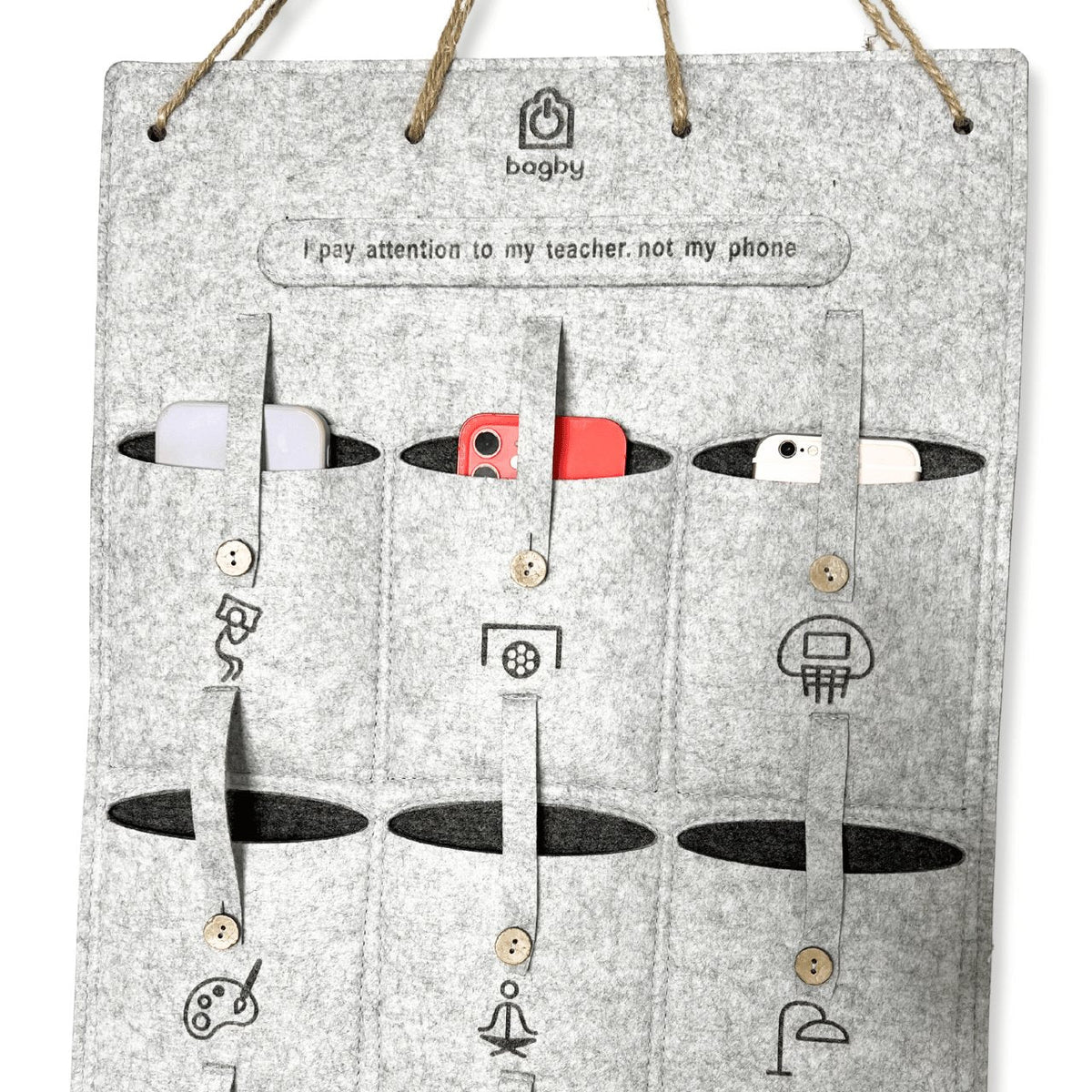 Phone Organizer For Classrooms