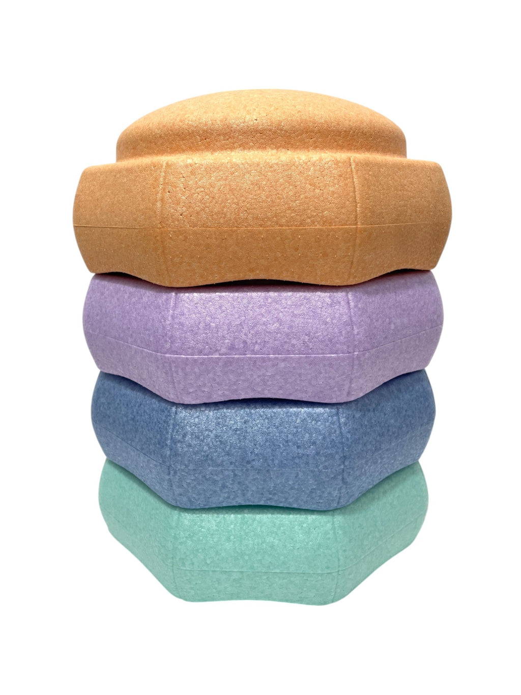 6 Pieces Pastel Rainbow Stepping Stones Set