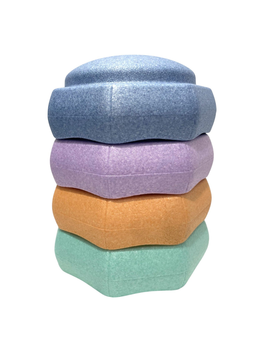 6 Pieces Pastel Rainbow Stepping Stones Set