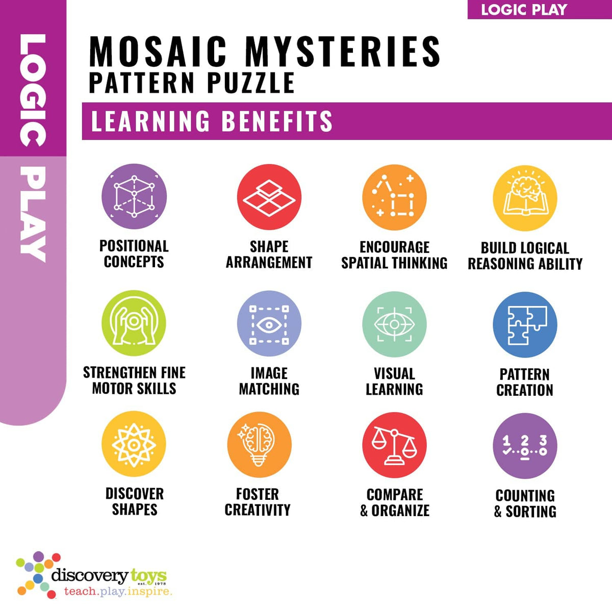 MOSAIC MYSTERIES Design Pattern Puzzle