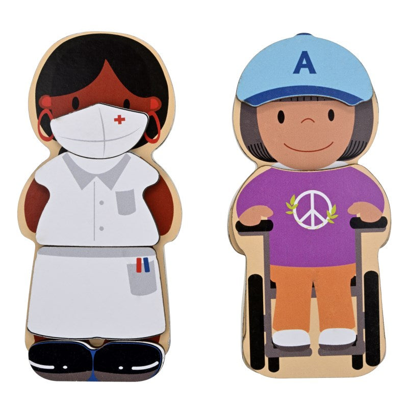 WE ALL BELONG Magnetic Dress-Up Activity Set